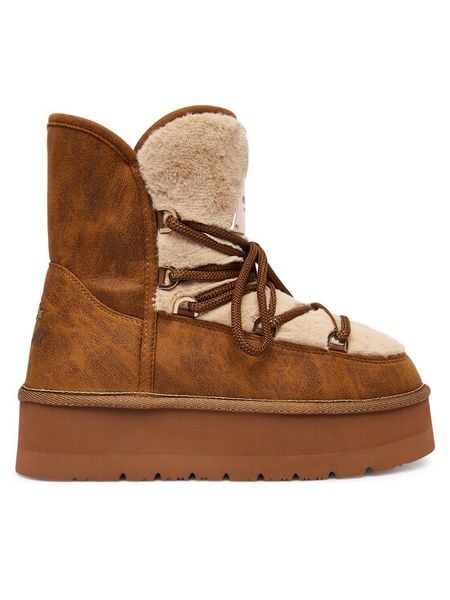 REPLAY Śniegowce GWF5A.000.C0015S Brązowy. Brązowe śniegowce Replay, bez wzorów, z materiału, bez zapięcia. Za 409.99 zł.