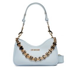 Torebka LOVE MOSCHINO. Niebieskie torebki klasyczne Love Moschino, bez wzorów, klasyczne, bez dodatków. Za 669.99 zł.