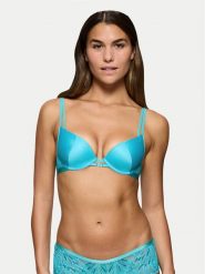 Triumph Biustonosz push-up Crazy Stupid Love 10222374 Niebieski. Niebieskie biustonosze Triumph, bez wzorów, z syntetyku. Za 109.99 zł.