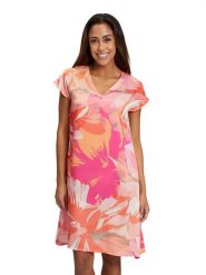 Vera Mont Sukienka w kolorze różowo-pomarańczowym rozmiar: 34. Pomarańczowe sukienki Vera Mont, na co dzień, bez wzorów, bez kołnierzyka, bez ramiączek, midi, proste. Za 109.78 zł.