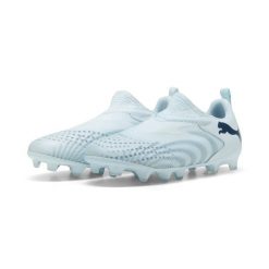 Młodzieżowe buty piłkarskie FUTURE 9 MATCH FG/AG bez sznurowania PUMA. Niebieskia buty do biegania Puma, bez wzorów, bez zapięcia, do biegania. Za 279.00 zł.