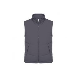 Wyściełana polarem kurtka bez rękawów Kariban Warmer. Szare kurtki KARIBAN, l, bez wzorów, z mikrofibry, bez kaptura. Za 253.00 zł.