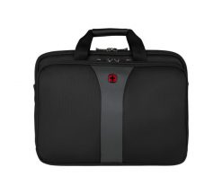 Torba Wenger Legacy 17'' czarno-szary. Czarne torby na laptopa Wenger, bez wzorów, na ramię. Za 219.00 zł.