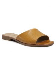 Lasocki Klapki WI16-MENA-01 Żółty. Żółte klapki Lasocki, bez wzorów, ze skóry, bez obcasa, bez zapięcia. Za 59.99 zł.