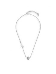 Guess Naszyjnik JUBN01 459JW Srebrny. Szare naszyjniki Guess, z tworzywa sztucznego, metalowe. Za 239.99 zł.