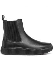 Geox Skórzane sztyblety "Graisy" w kolorze czarnym rozmiar: 41. Czarne buty sportowe lifestyle Geox, bez wzorów, sportowe, bez zapięcia. Za 267.29 zł.