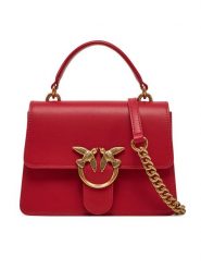 PINKO Torebka Love One Top Handle Mini Light PE 25 PLTT 100071 A0F1 Czerwony. Czerwone torebki klasyczne Pinko, bez wzorów, ze skóry, bez dodatków. Za 1,559.00 zł.