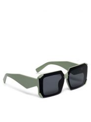Jenny Fairy Okulary przeciwsłoneczne 4WF-003-SS24 Zielony. Zielone okulary przeciwsłoneczne Jenny Fairy, bez wzorów, z tworzywa sztucznego. Za 29.99 zł.
