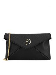 Eva Minge Torebka TYL00524 Czarny. Czarne listonoszki Eva Minge, bez wzorów, z tworzywa sztucznego, bez dodatków. Za 279.99 zł.