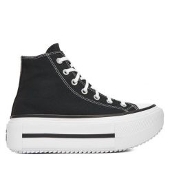 Trampki Converse. Czarne trampki Converse, bez wzorów, retro, bez zapięcia. Za 449.99 zł.