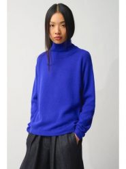 AUTHENTIC CASHMERE Kaszmirowy sweter "Cheviot" w kolorze niebieskim rozmiar: M. Niebieskie swetry AUTHENTIC CASHMERE, m, bez wzorów, z kaszmiru, bez ramiączek. Za 405.61 zł.