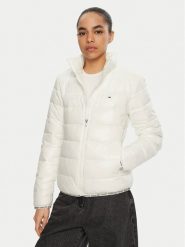 Tommy Jeans Kurtka puchowa Essential DW0DW19312 Écru Regular Fit. Kurtki Tommy Jeans, m, bez wzorów, z jeansu, bez kaptura. Za 699.99 zł.