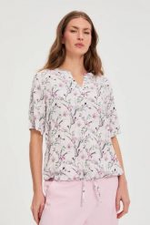 Koszula w kwiaty różowa. Czerwone koszule MOODO, bez wzorów, z wiskozy, bez kołnierzyka, bez ramiączek. Za 79.99 zł.