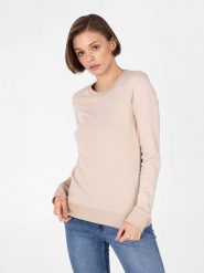 Basiclo Bluza w kolorze beżowym rozmiar: M. Brązowe bluzy Basiclo, m, bez wzorów, bez kaptura. Za 113.90 zł.