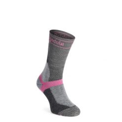 Skarpety rowerowe damskie Bridgedale MTB Winter Weight T2 Merino Sport Boot. Szare skarpetki Bridgedale, bez wzorów. Za 72.99 zł.