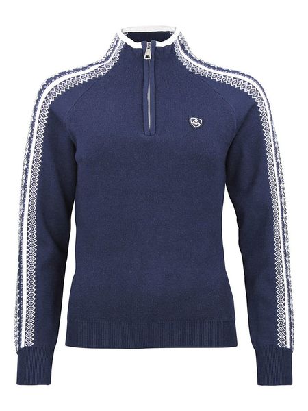 Peak Mountain Sweter "Adomino" w kolorze granatowym rozmiar: S. Niebieskie swetry Peak Mountain, s, bez wzorów, bez ramiączek. Za 209.82 zł.