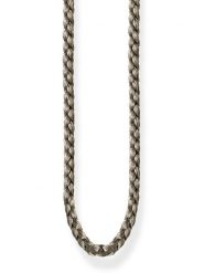 Thomas Sabo Naszyjnik - dł. 100 cm rozmiar: onesize. Brązowe naszyjniki thomas sabo, z materiału, srebrne. Za 61.46 zł.