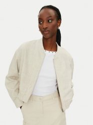 Vila Kurtka bomber Alona 14104864 Beżowy Regular Fit. Brązowe kurtki Vila, bez wzorów, z syntetyku, bez kaptura. Za 159.99 zł.