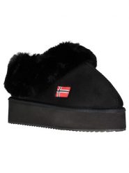 Geographical Norway Kapcie "Oninkasi" w kolorze czarnym rozmiar: 38. Czarne kapcie Geographical Norway, bez wzorów, z materiału. Za 100.99 zł.