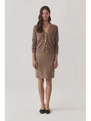 TATUUM Spódnica w kolorze beżowym rozmiar: 38. Brązowe spódnice Tatuum, bez wzorów, midi. Za 143.90 zł.