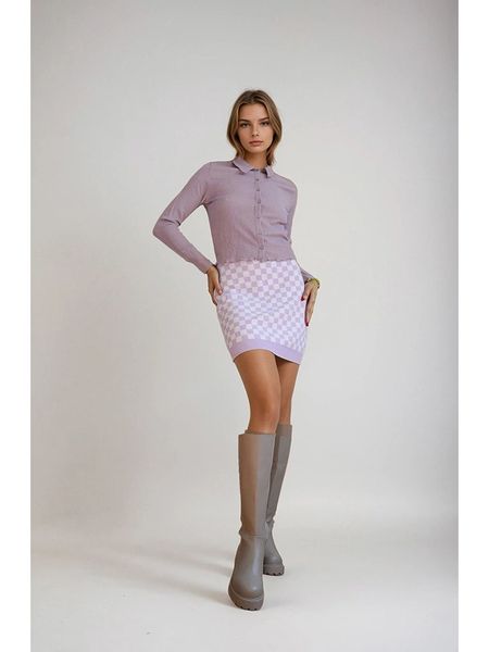 Monki Bluzka w kolorze fioletowym rozmiar: S. Różowe bluzki Monki, s, bez wzorów, bez kołnierzyka, bez ramiączek. Za 34.93 zł.