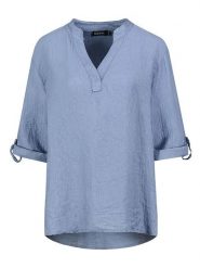 Sublevel Bluzka w kolorze niebieskim rozmiar: M/L. Niebieskie bluzki Sublevel, l, bez wzorów, bez kołnierzyka, bez ramiączek. Za 78.66 zł.