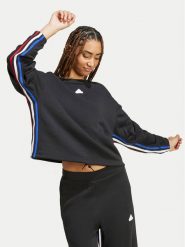 Adidas Bluza Express IX3741 Czarny Loose Fit. Czarne bluzy adidas, xs, bez wzorów, z syntetyku, bez kaptura. Za 79.99 zł.