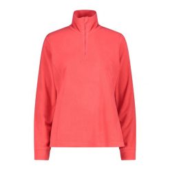 Golf turystyczny damski CMP. Czerwone bluzy CMP, l, bez wzorów, sportowe, bez ramiączek. Za 139.99 zł.