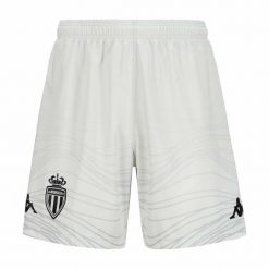 Szorty dziecięce AS Monaco Ryder 2024/25. Szare szorty Kappa, bez wzorów, sportowe. Za 166.10 zł.