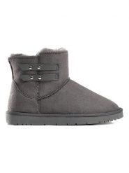ISLAND BOOT Botki zimowe "Badiane" w kolorze szarym rozmiar: 39. Szare botki Island Boot, bez wzorów, z materiału, bez obcasa, bez zapięcia. Za 138.87 zł.