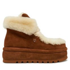 Śniegowce Naked Wolfe. Brązowe śniegowce Naked Wolfe, bez wzorów, bez zapięcia. Za 1,319.00 zł.