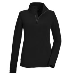 Bluza damska Killtec KSW 101 WMN FLC SHRT. Czarne bluzy Killtec, s, bez wzorów, bez ramiączek, bez kaptura. W wyprzedaży za 89.99 zł.