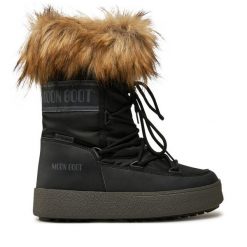 Śniegowce Moon Boot. Czarne śniegowce Moon Boot, bez wzorów, bez zapięcia. Za 999.99 zł.