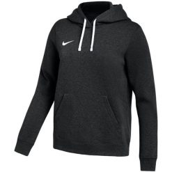Bluza damska Nike Park 26 Fleece Hoodie. Czarne bluzy Nike, bez wzorów, sportowe, bez ramiączek, bez kaptura. Za 186.99 zł.