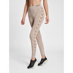 Damskie legginsy mid-rise Hummel CI. Szare legginsy Hummel, bez wzorów, z dzianiny, eleganckie. Za 219.50 zł.