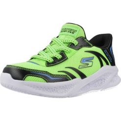 Buty SKECHERS METEOR-LIGHTS Zielony. Zielone buty trekkingowe Skechers, bez wzorów, z syntetyku, bez zapięcia, trekkingowe. Za 258.99 zł.