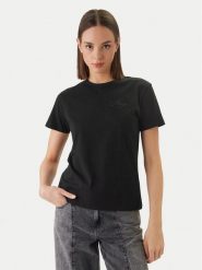 HUGO T-Shirt Damacia_7 50561233 Czarny Regular Fit. Czarne t-shirty Hugo, xs, bez wzorów, z bawełny, bez kołnierzyka, bez ramiączek. Za 319.99 zł.