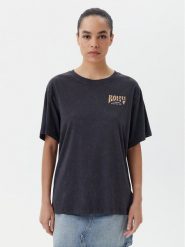 Roxy T-Shirt ERJZT05905 Szary Oversize. Szare t-shirty Roxy, m, bez wzorów, z bawełny, bez kołnierzyka, bez ramiączek. Za 109.99 zł.