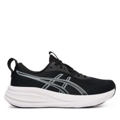 Buty do biegania Asics. Czarne buty do biegania ASICS, bez wzorów, bez zapięcia, do biegania. Za 489.99 zł.