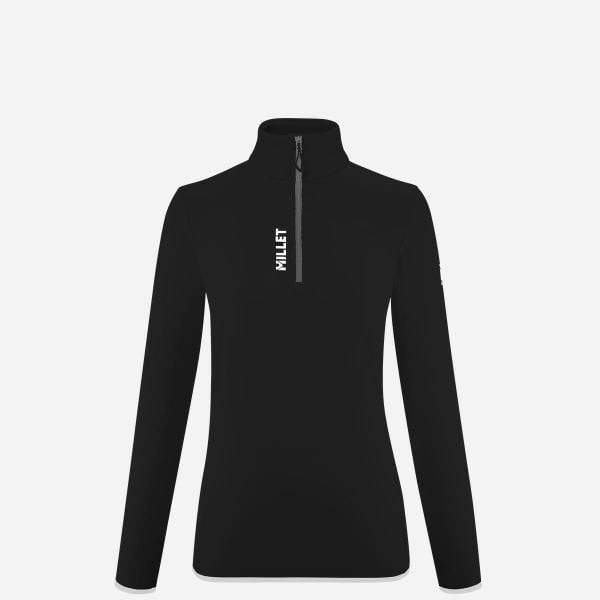 Bluza damska Millet Seneca Fleece Po. Czarne bluzy Millet, xs, bez wzorów, z materiału, bez kaptura, trekkingowe. Za 379.99 zł.