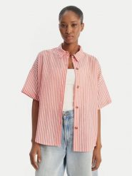 Roxy Koszula Beachy Nostalgia ERJWT03738 Różowy Relaxed Fit. Czerwone koszule Roxy, xs, bez wzorów, z bawełny, bez kołnierzyka, bez ramiączek. Za 239.99 zł.