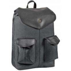 Elegancki plecak damski Wenger Mariejo 14 - Czarny wzór kwiatowy. Czarne plecaki Wenger, bez wzorów, na ramię, bez dodatków. Za 233.99 zł.