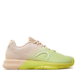 Buty do tenisa Head. Żółte buty treningowe Head, bez wzorów, bez zapięcia, tenisowe. Za 469.99 zł.