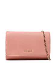 Guess Torebka Not Coordinated Accessories PW1517 P3126 Różowy. Czerwone kopertówki Guess, z aplikacjami, ze skóry, wizytowe, bez dodatków. Za 229.99 zł.