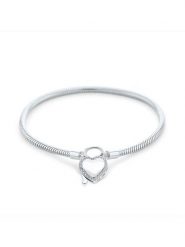 CHARM'S Srebrna bransoletka z elementem ozdobnym rozmiar: onesize. Szare bransoletki CHARM'S, z cyrkonią, srebrne. Za 274.10 zł.