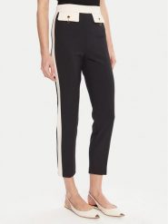 Elisabetta Franchi Spodnie materiałowe PA-T01-56E2-V340 Czarny Regular Fit. Czarne spodnie materiałowe Elisabetta Franchi, bez wzorów, z materiału. Za 1,479.00 zł.