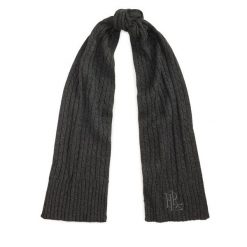 Szalik LAUREN RALPH LAUREN. Szare szaliki i kominy Lauren Ralph Lauren, bez wzorów. Za 419.99 zł.