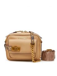 Steve Madden Torebka Blite-E SM13001649 Beżowy. Brązowe listonoszki Steve Madden, bez wzorów, ze skóry, bez dodatków. Za 339.99 zł.