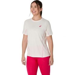 Koszulka damska Asics Game All Over. Białe t-shirty sportowe ASICS, l, bez wzorów, z materiału, bez ramiączek, na fitness i siłownię. Za 307.00 zł.