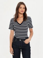Tommy Hilfiger T-Shirt New Cody WW0WW40584 Granatowy Slim Fit. Niebieskie t-shirty Tommy Hilfiger, xs, bez wzorów, z bawełny, bez kołnierzyka, bez ramiączek. Za 119.99 zł.